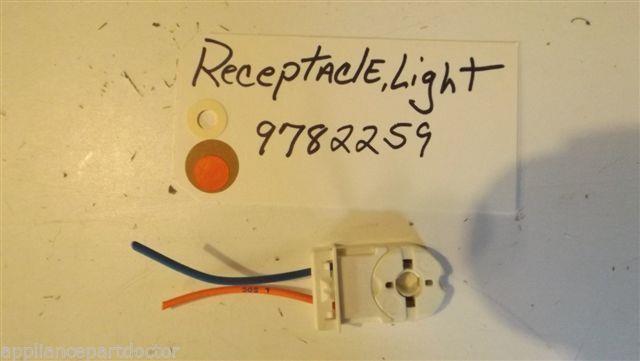 KITCHENAID STOVE 9782259 Receptacle, Light USED KITCHENAID STOVE 9782259 Receptacle, Light USED